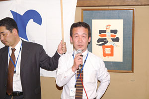 これからも朝市では一緒にやりましょうね 佐藤氏