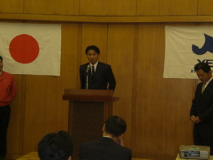 新入会員の山部真一さん