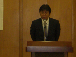 新入会員の古井達哉さん