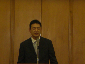 新入会員の中山紘行さん