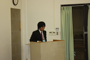 臨時総会 司会片山さん