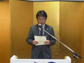 綱領朗読・指針唱和 山本さん